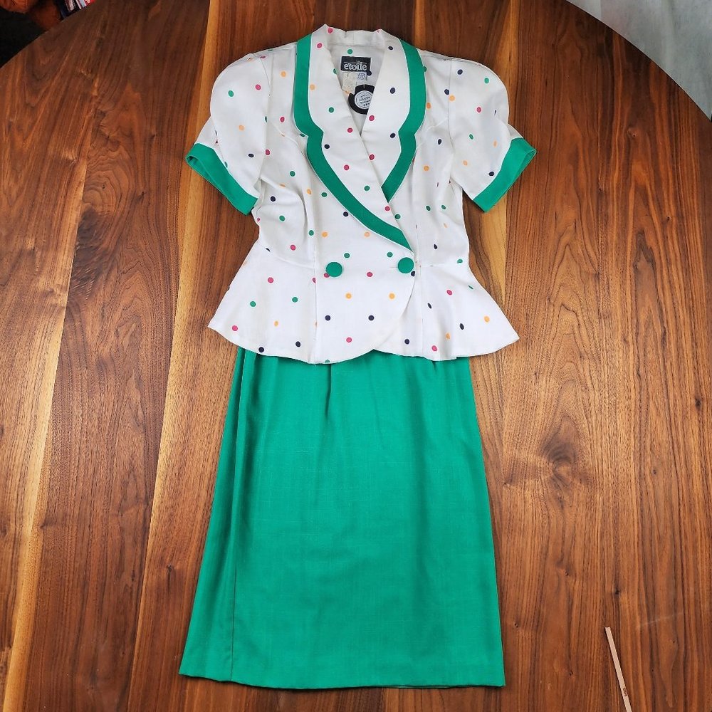 1980s Etoile Skirt Suit